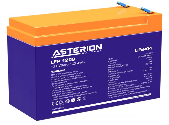 ASTERION BATTERY LFP Lithium-ion Batteries